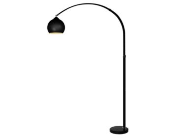 Floor Lamp Room Light (Marble Base) LED Black