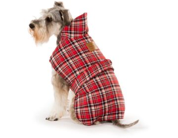 Pet Clothing Comfort Cover (35cm) Dog Coat Jacket Tartan Red