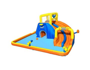 Water Slide Activity Playground Blower Inflatable Slide Pool Kids