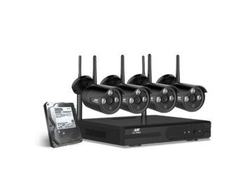 CCTV Camera Surveillance Security System (4-CAM 8ch) HD WiFi NVR
