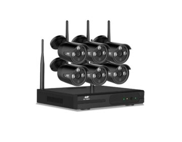 CCTV Camera Surveillance Security System (6-CAM 8ch) HD WiFi NVR