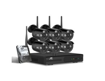 CCTV Camera Surveillance Security System (6-CAM 8ch) HD WiFi NVR