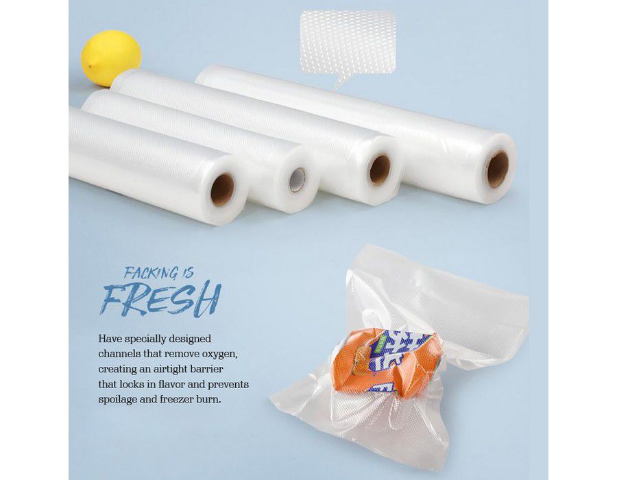 Food Sealer Bags Vacuum Storage Refills 10 x (6mx28cm)