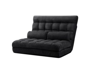 Floor Lounge Ground Seating (2-seater) Folding Mat + Cushions