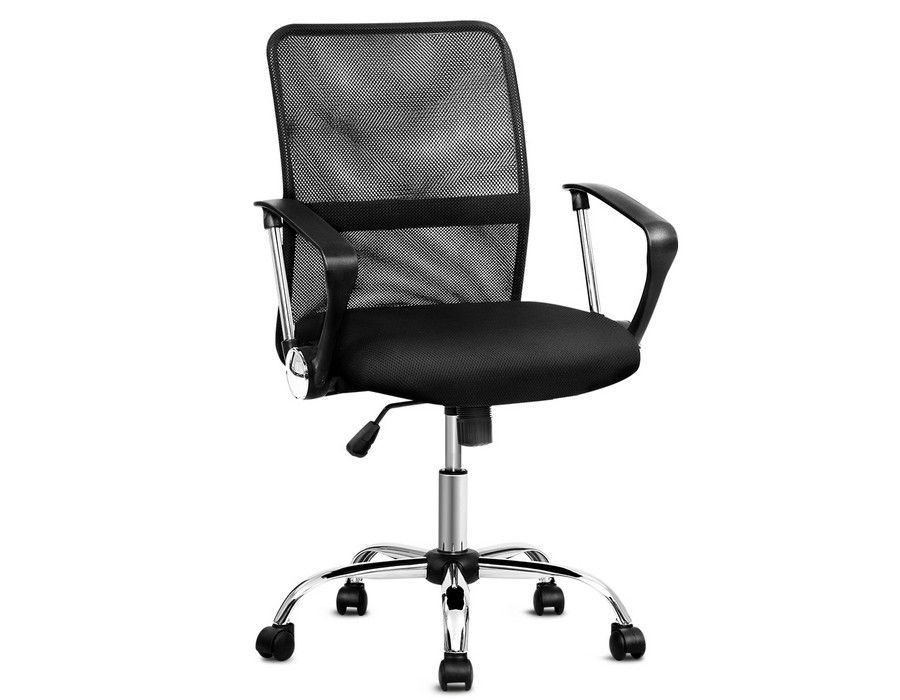Buy Office Chair Computer Seating Midback Mesh Black Ergonomic Comfy