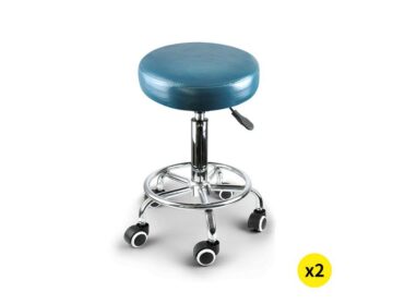 Salon Stool Barber Chair (Set of 2) Pouf