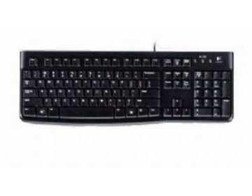 Logitech K120 Keyboard Quiet typing Spill-resistant Durable keys Thin profile Curved