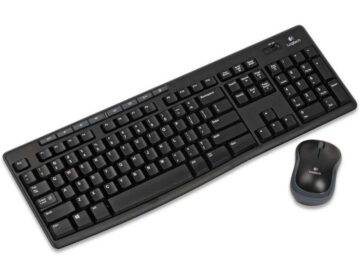 Logitech MK270R Wireless Keyboard & Mouse Combo Black
