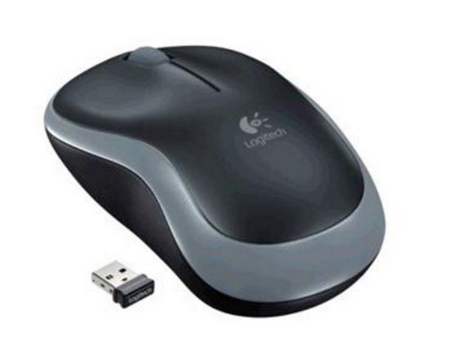 Logitech M185 Wireless Mouse Nano Receiver Grey 1-year battery life Logitech Advance