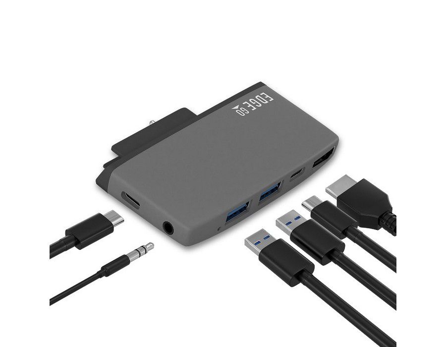 mbeat Edge Go Multifunction USB Hub Microsoft Surface Go HDMI Audio pass through charge