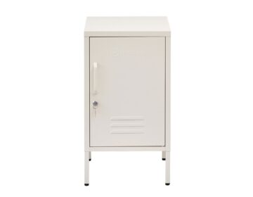 Storage Cabinet Closet Metal Locker White