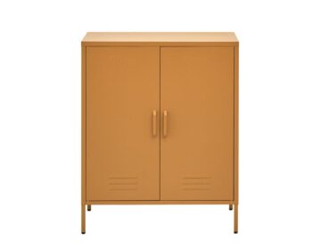 Storage Cabinet Closet (2-door) Metal Locker Yellow