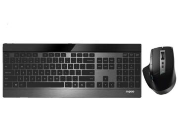 Keyboard Rapoo Control Keys 9900M Wireless Slim + Mouse BT Combo