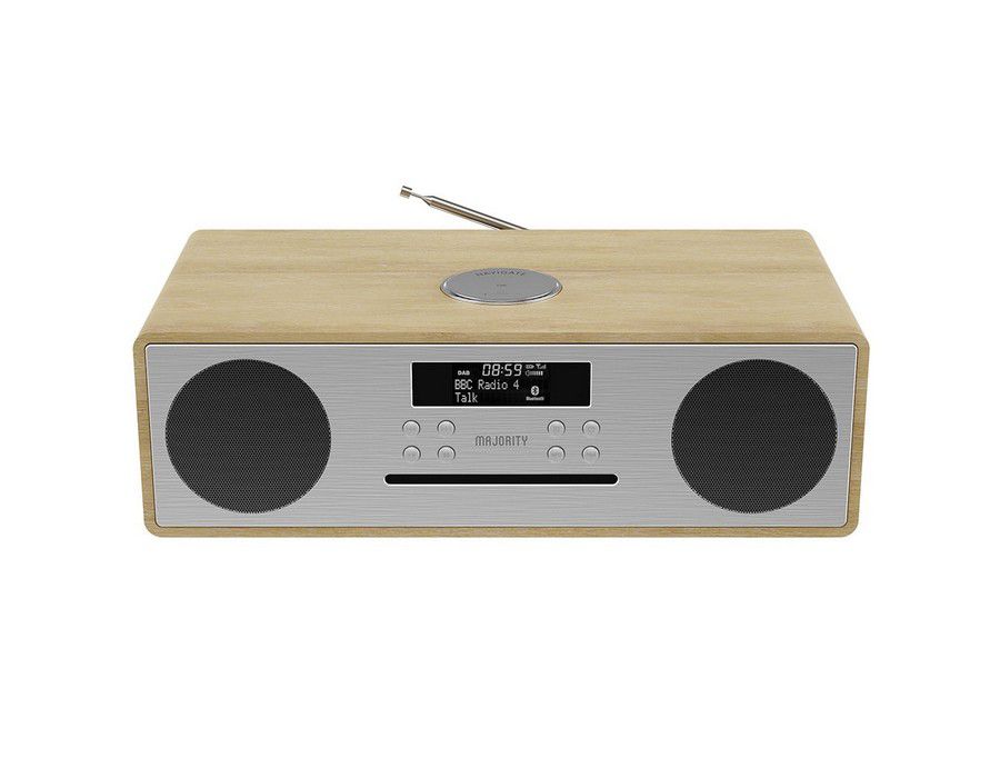 Majority CD Player Disk HiFi System Oakington BT DAB Radio
