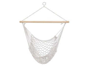 Swing Chair Outdoor Balcony Seating Hammock Cream