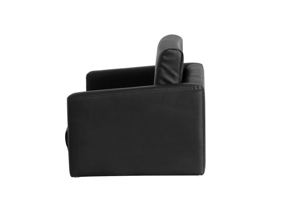 Lounge Sofa Couch (Kids | 2-seater) Adjustable Black - Image 4