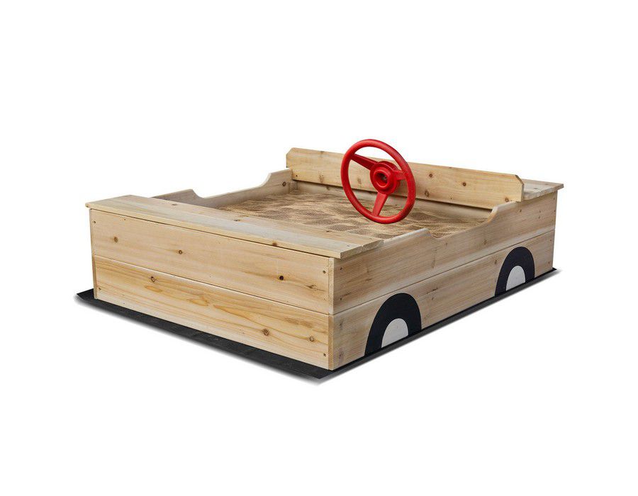 Kids Sand Pit Activity Centre Playground (Car) Natural - Image 4