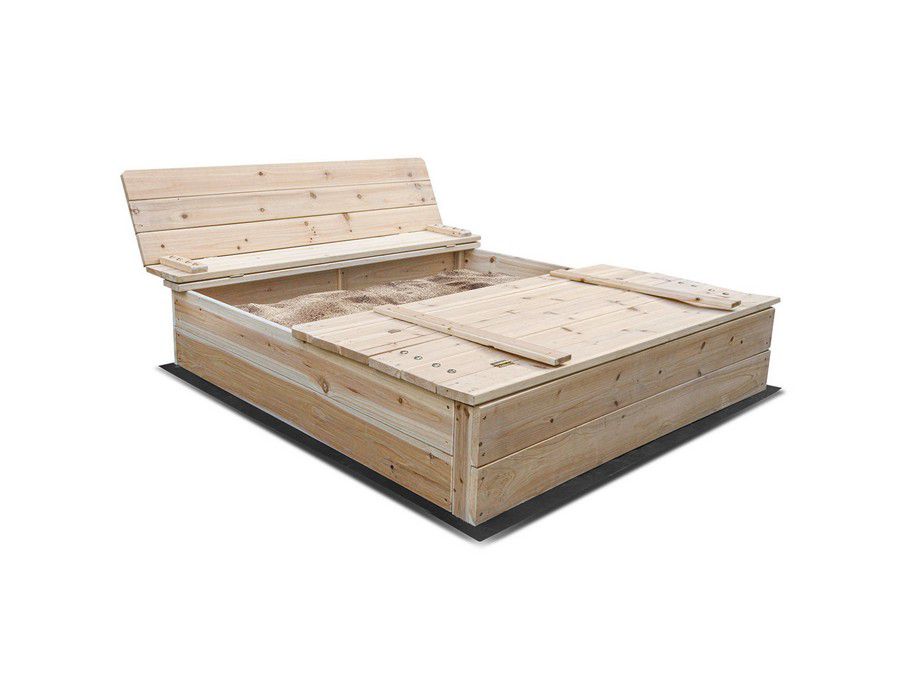 Kids Sand Pit Activity Centre Playground (XL) Wooden Natural - Image 3