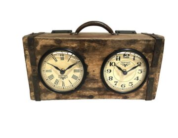 Clock Timepiece Decor Rustic