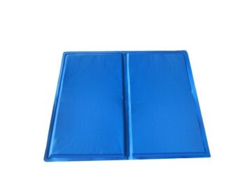 Pet Cooling Gel Mat Comfort Rest Pad (65x50cm) Dog Cat Puppy Blue