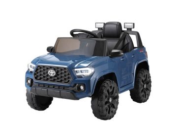 Kids Ride-on Car Toy (12V) Electric Off-road Toyota Tacoma Blue