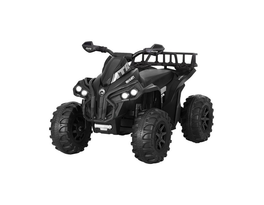 Kids Ride-on Motorbike Toy (12V) Electric Quad ATV Black