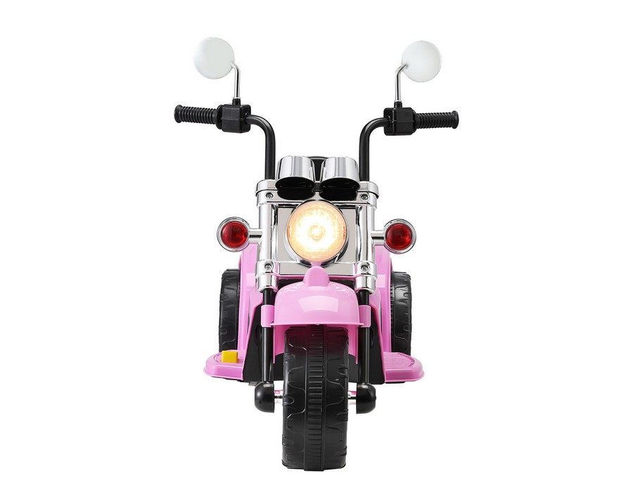 Kids Ride-on Motorbike Toy (6V) Electric Pink + Horn+Music - Image 3